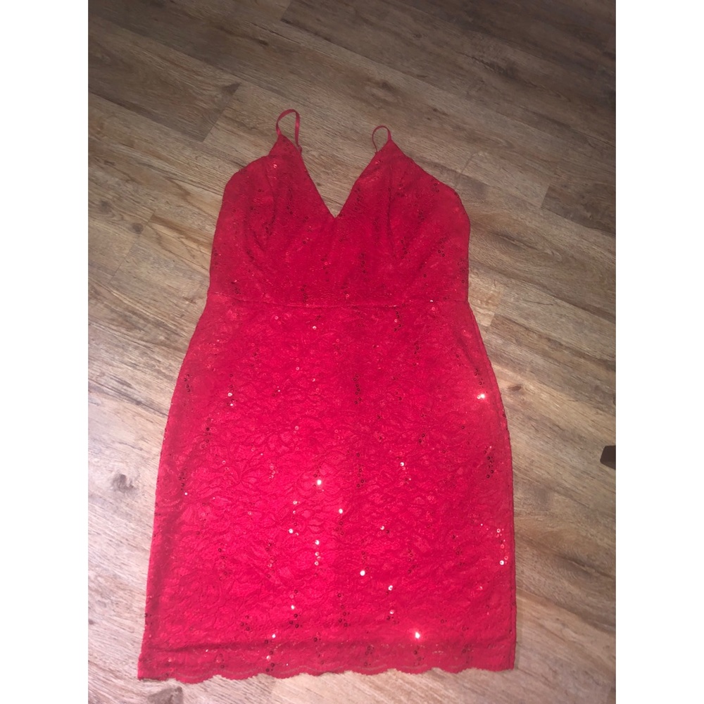 Red dress